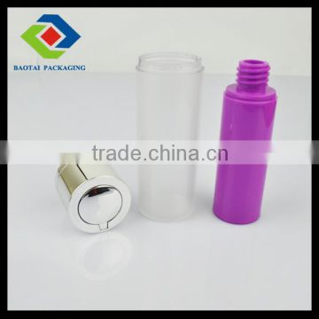 hotsale double tube airless container for cosmetic toner