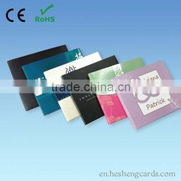 Best Selling 4.3 inches blank wedding invitation cards