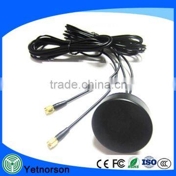 active combination 2-in-1 double waterproof external gps 3g antenna with SMA connector