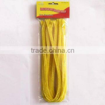 Factory supply 0.8*50cm DIY crafts thick chenille stems pipe cleaners series