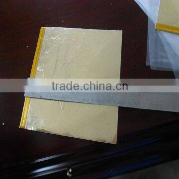 Imitation Gold Leaf in Booklet 14x14 Bronze Leaf 6sheet/booklet Under Plastic Film