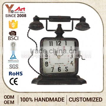 Top Seller Good Quality Telephone Shaped Antique Clock Parts Design