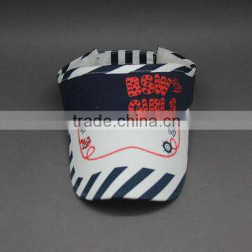 100%COTTON SUN VISOR WITH PRINTING DESIGN/GOLF SUN VISORS/ADJUSTABLE SUN VISORS