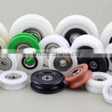 U groove Custom window and furniture sliding doors rollers wheels bearings