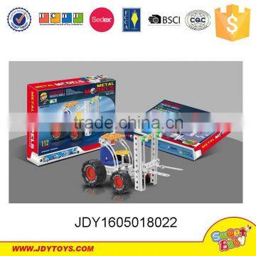 DIY Educational Metal Toy,intellectual Kids Assembly Car,learning Brick
