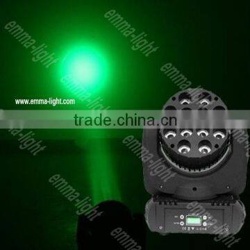 High brightness 12 10w led 4-in-1 led beam led moving head lights