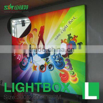 aluminum poster with highpower led edge lit