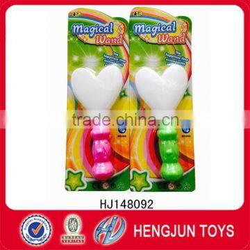 magicial plastic heart flash stick toys for kids