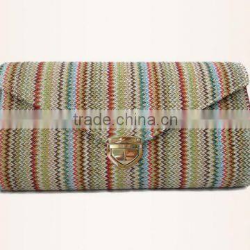 2015 Top quality Rhinestone satin weave envelope evening clutch bag In stocks indian ladies straw Box evening bags