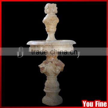 Carved Marble Fountain Figures Water Fountain Heads