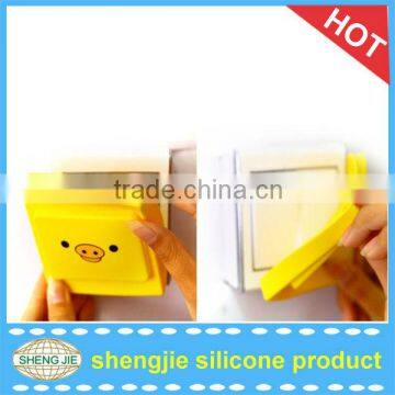 fashion and funny light silicone switch cover