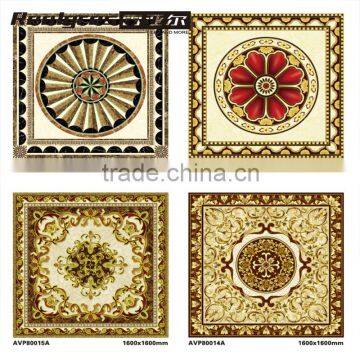 Golden polished crystal porcelain floor carpet tiles 800x800