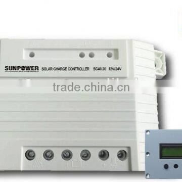 PWM Solar Charge Controller 20A/30A/40A