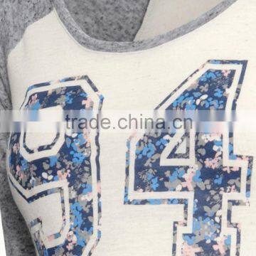 Wholesale Cheap Long Sleeve Casual Raglan Sleeve Maternity T-shirt With Number Print