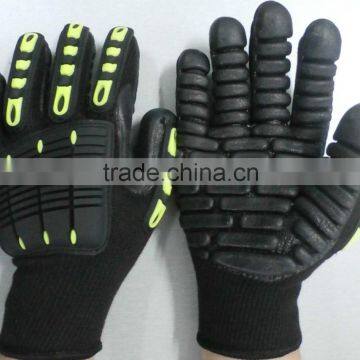 Impact antivibration safety glove TPR Glove