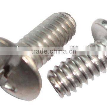 Philips and slot truss head machine screw