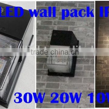 Hot Sale Mini Wallpack light with 3 years warranty UL DLC listed 30W 20W 10W LED Wall Pack Light