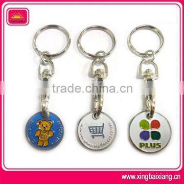 wholesale custom design souvenir plated metal trolley coin