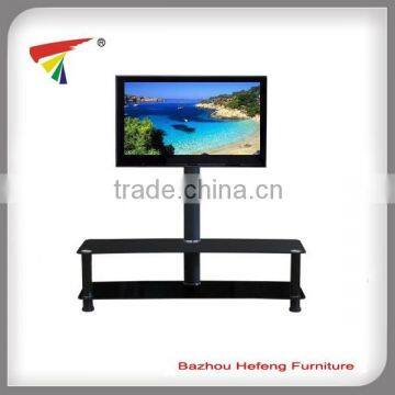 2015 new style glass lcd plasma tv stand