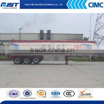 CIMC 45 m3 Tri Axle Fuel Tank Semi Trailer/aluminum Alloy Tanker/liquid Tanker Semi Trailer photo-3