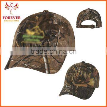 Cheap Hot Selling Oak Tree Camouflage Baseball Cap Hat