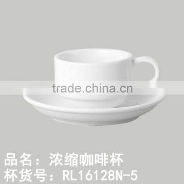 Ceramic personalized tea cup and saucer sets, coffee mug sets with stand, coffee cup coffee cup