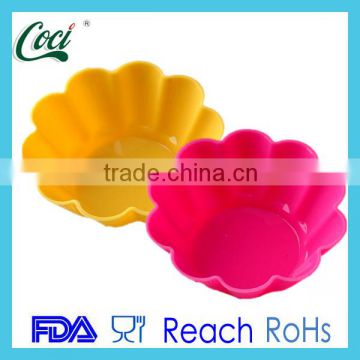 food grade disposable silicone mini cake pans