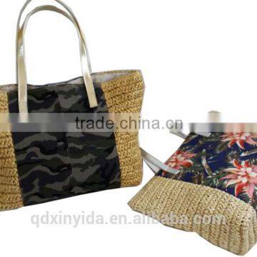 2016 Lady's Fashionable Paper Straw Canvas Bag