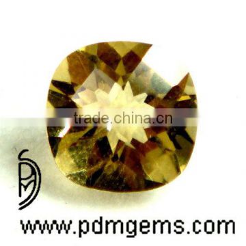 Citrine Semi Precious Gemstone Cushion Square Cut Faceted For Diamond Jewelry From Manufacturer