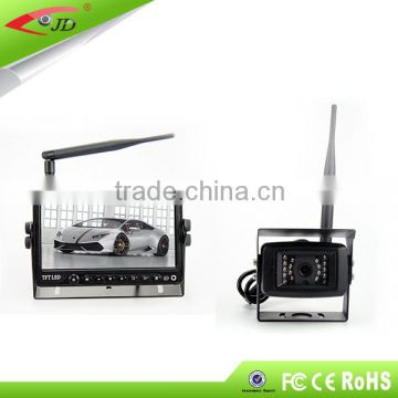 7'' analog video inputs wireless car monitor camera set