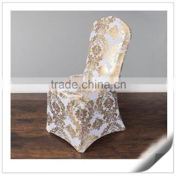 Newest Design Wedding or Banquet Used Silver Spandex Chair Covers