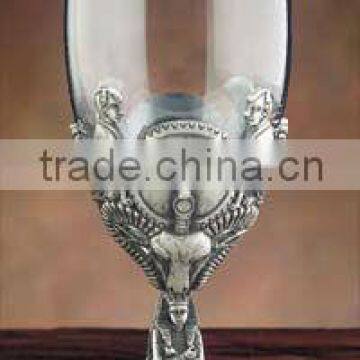 QZchaoqun Charming Pewter Champagne Glass Cup LFA0017