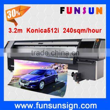 Top selling Funsunjet FS-3204N for sticker and banner with 4 or 8 konica 512i heads