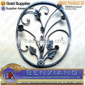 High quality and cheap wrought iron rosettes usedwrought iron gate models