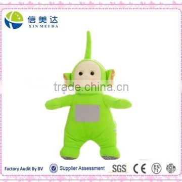 Green Teletubbies electric dance music toy talking baby plush toy for children's birthday present