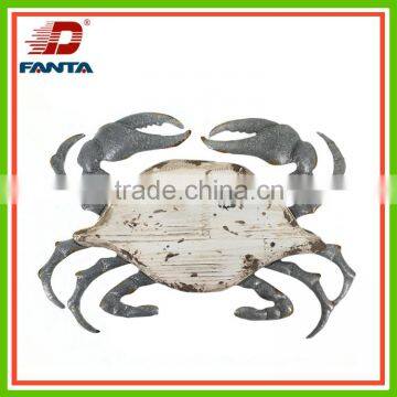 Newest Metal Handmade Vivid Crab for Wall Decoration photo-2