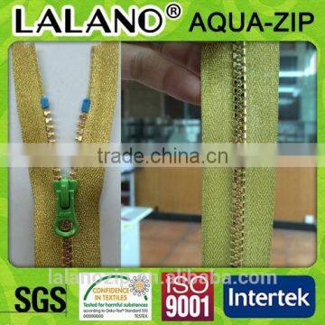 Top quality golden vilson zippers for fashion dress open end with OEKO TEX 100 cetificated