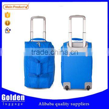 High quality Baigou trolley bag supplier 2 wheels fashion sky travel trolley bag