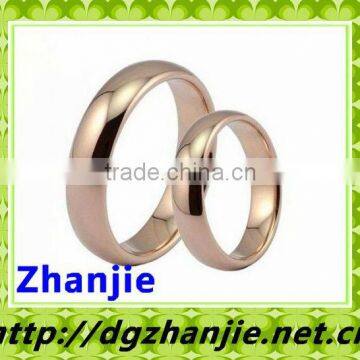 44010 fashion rose gold cuople tungsten ring