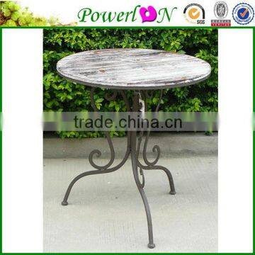 Metal Outdoor Folding Round Bistro Table