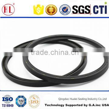 TC184*208*12 metric size completely nbr rubber covered spring loaded rear wheel oil seal with auxiliary lip