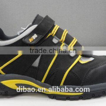 cheap factory directly nubuck leather rubber outsole safety shoes china supplier