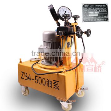 ZB4-500 600 series digital control hydraulic electric oil pump used in bridge jack