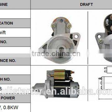 12v SUZUKI auto starter 31100-63J00 for Swift 12V 0.8KW CW 8T