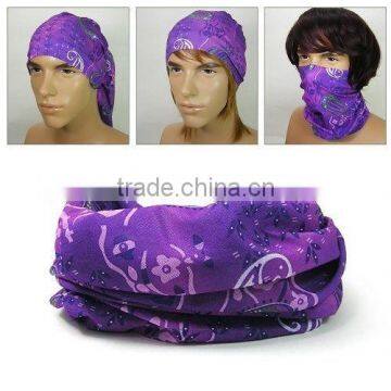 100 polyester neck tube scarf bandana factory