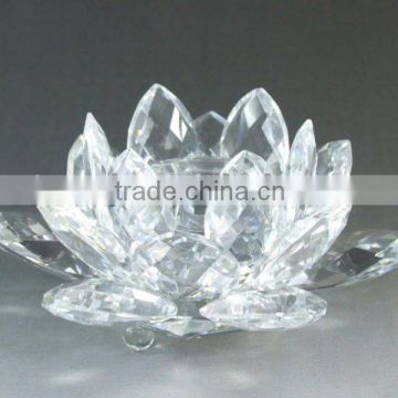 Clear Crystal Lotus Wholesale For Wedding Takeaways Gifts