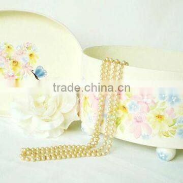 Beautiful round tube printed hat packing gift packaging box