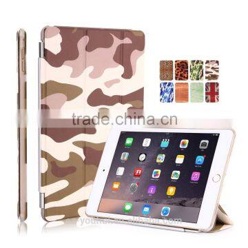 Hot Selling Pu Leather Flip Printed Case For Ipad 6