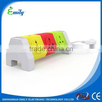 High quality rotation 2 outlet socket