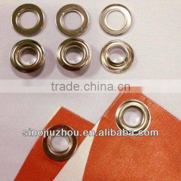 Metal eyelets for banners